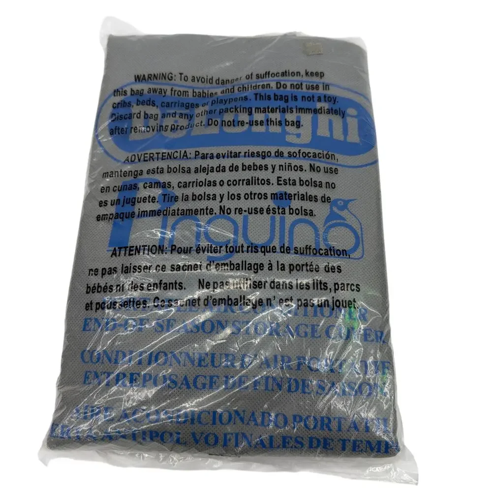 DeLonghi Portable Air Conditioner End-of-Season Dust Storage Cover Gray